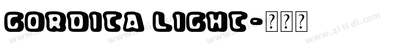 Gordita Light字体转换